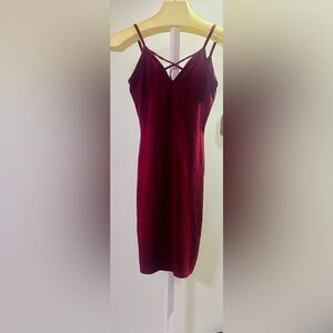 January 7 suede dress bodycon (Dar)
